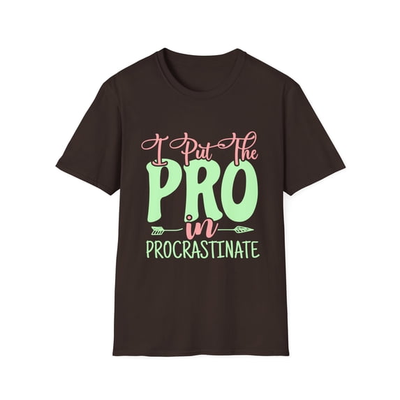 Funny Procrastinator Graphic Novelty Lazy Tees and More