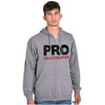 thumbnail image 1 of Funny Professional Procrastinator Zip Up Hoodie Men's Women's Brisco Brands L, 1 of 6