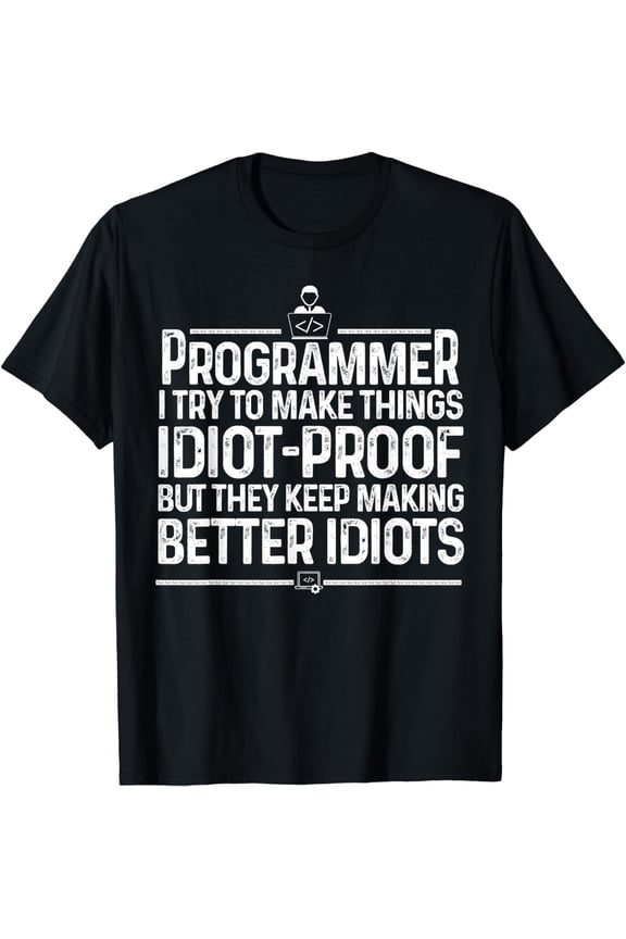 Funny Programmer Art Men Women Computer Coder Programming T-Shirt