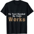 thumbnail image 1 of Funny Programmer Coding Tee T-Shirt, 1 of 4