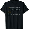 thumbnail image 1 of Funny Programmer Coffee Gift For Coders T-Shirt, 1 of 3
