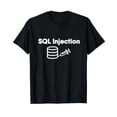 thumbnail image 1 of Funny Programmer Database SQL Injection Database T-Shirt, 1 of 5