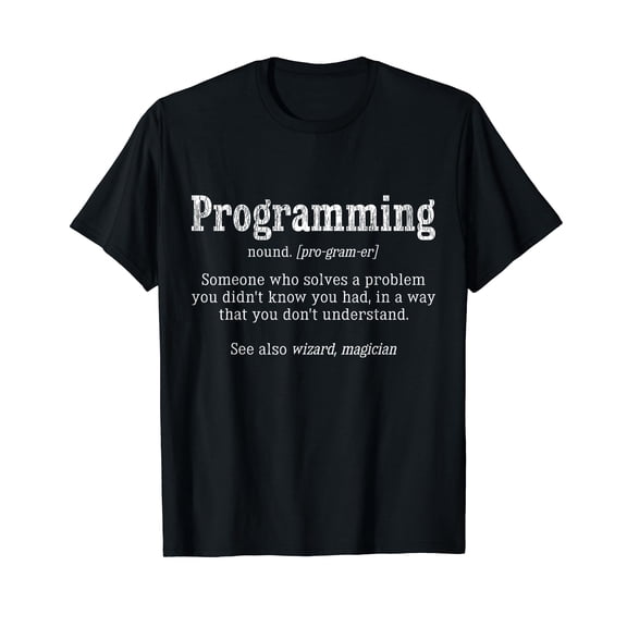 Funny Programmer Definition Debugger Computer Programmer T-Shirt