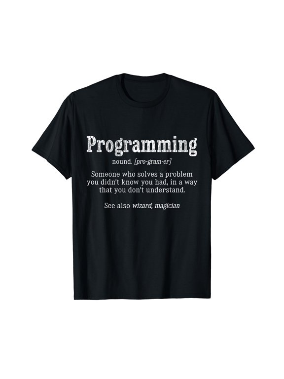 Funny Programmer Definition Debugger Computer Programmer T-Shirt