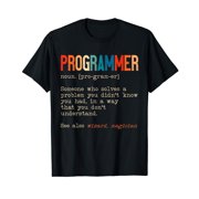 Funny Programmer Definition Software Developer Programming T-Shirt