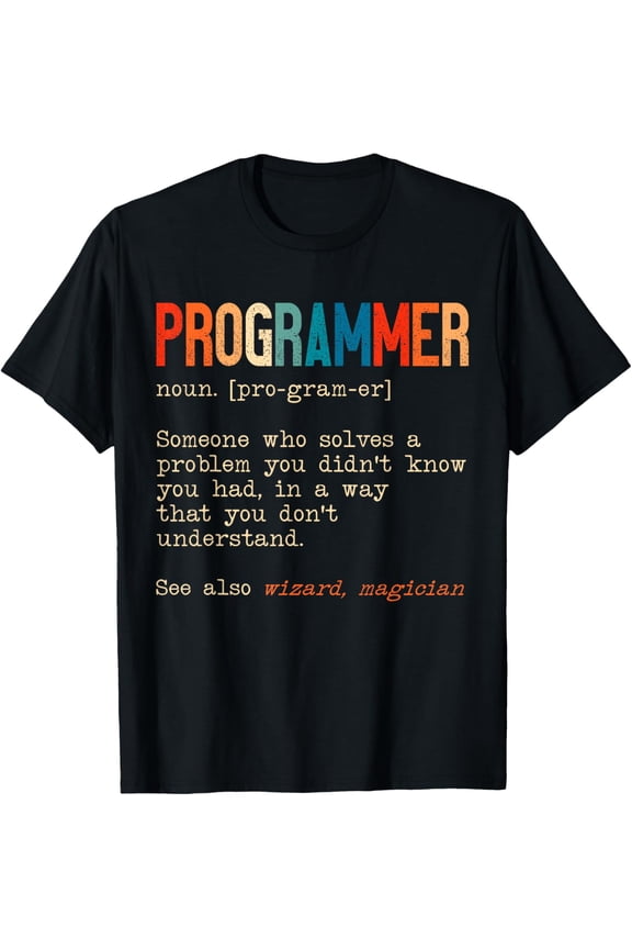 t-shirt Funny Programmer Definition Software Developer Programming T-Shirt mens t shirt,black,women,funny,misfits,men,journey