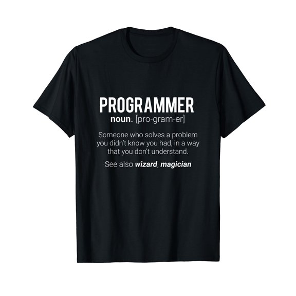 Funny Programmer Meaning design - Programmer Noun Defintion T-Shirt