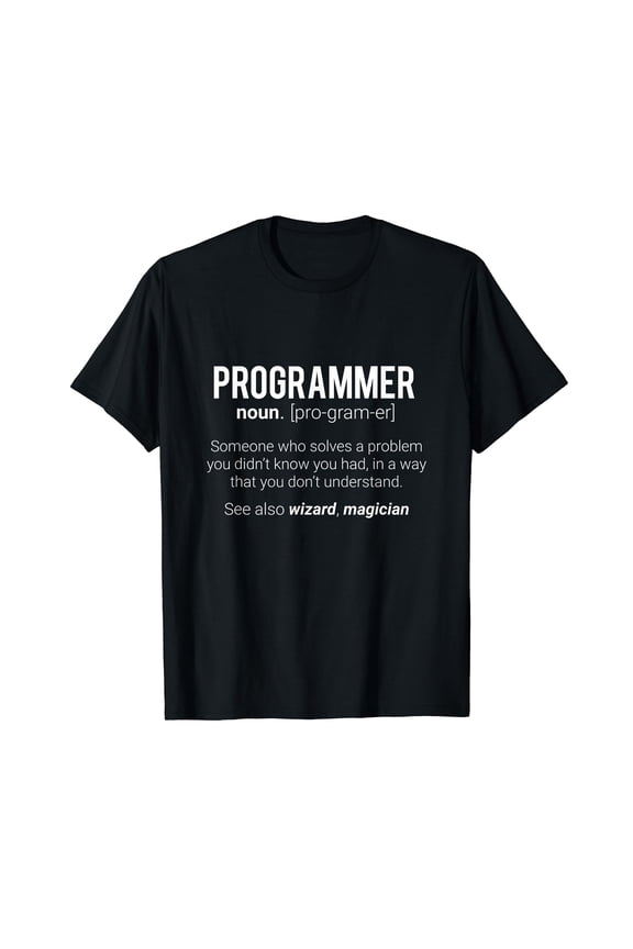 Funny Programmer Meaning design - Programmer Noun Defintion T-Shirt