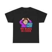 Funny Programmer Shirt 99 Bugs Coding Humor Developer Tee