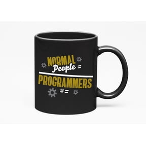 Funny Programmer Syntax Humor, Black 11oz Ceramic Mug