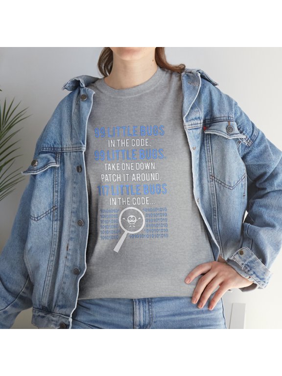 Funny Programming Coding 99 Bugs In My Code T-Shirt