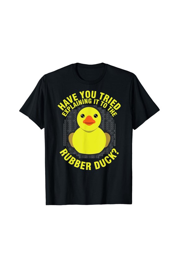 Funny Programming Rubber Duck for Debug Debugger & Coder T-Shirt, Birthday Gift