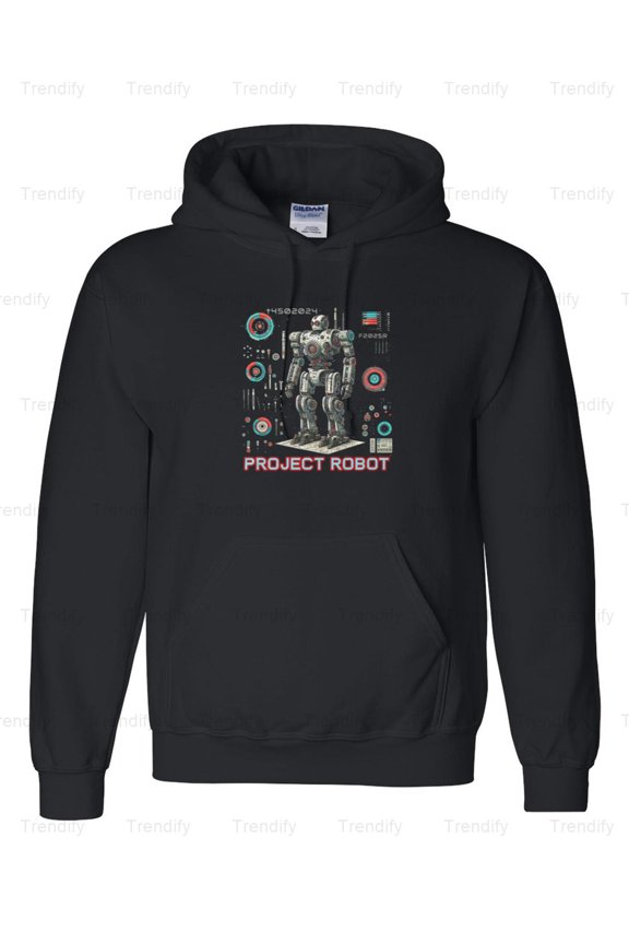 Funny Project Robot Sci-Fi Character Hoodie M3083040, Up to Size 5XL