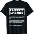 thumbnail image 1 of Funny Property Manager Definition Real Estate Management T-Shirt, 1 of 4
