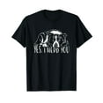 thumbnail image 1 of Funny Proud Border Collie I herd you herder gift dog saying Black T-Shirt, 1 of 5
