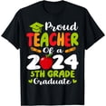 thumbnail image 1 of Funny Proud Teacher of a Class of 2024 5th Grade Graduate T-Shirt, 1 of 3