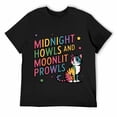 thumbnail image 1 of Funny Puerto Rico Shirt Midnight Howls And Moonlit Prowls T-Shirt, 1 of 5