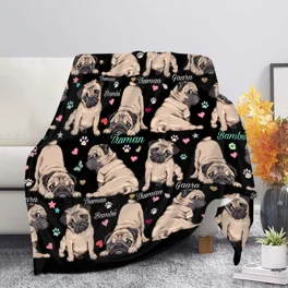 Boston Terrier Dog Blanket for Kids Cute Soft Cozy Warm Flannel Throw Blanket for Girls Boys Toddler Baby Blankets and Throws for Couch Bed Daycare Preschool Naptime 40 x 50 Walmart