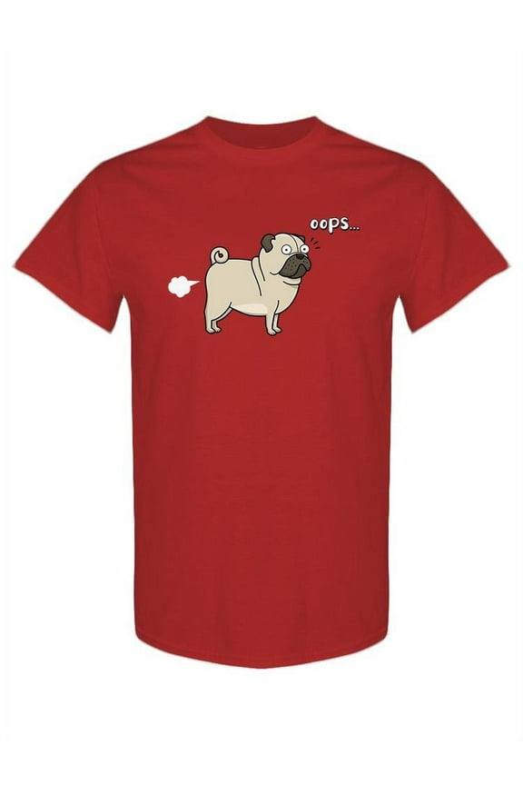 Funny Pug Fart. T-Shirt Women -SPIdeals Designs, Female x-Large