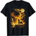 thumbnail image 1 of Funny Pug Howling At The Moon Shirts at Moon T-Shirt, 1 of 7
