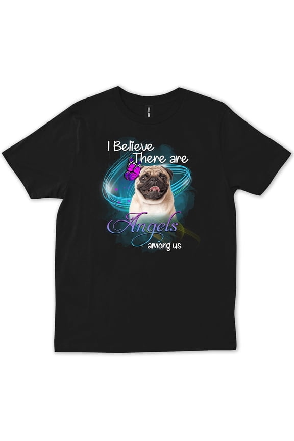 Funny Pug Owner Fur Mom Dad Christmas Gift T-shirt