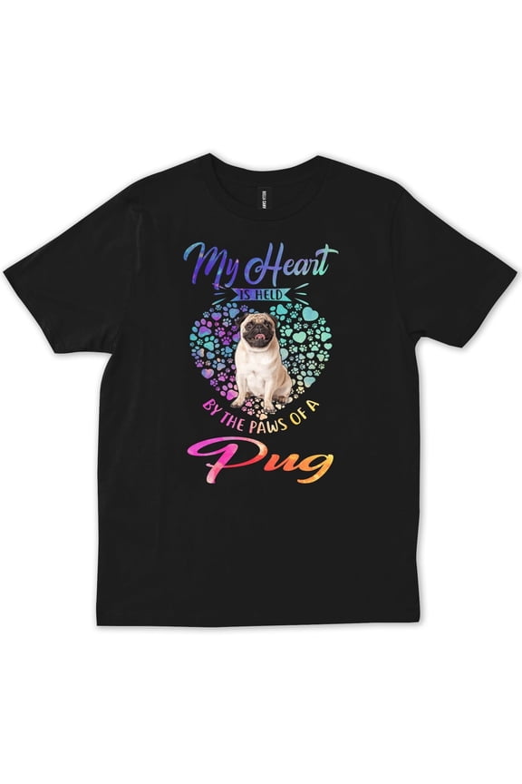 Funny Pug Owner Fur Mom Dad Christmas Gift T-shirt