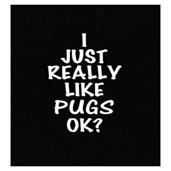 Funny Pug Poster - Wall Decor for Dog Lovers Gift