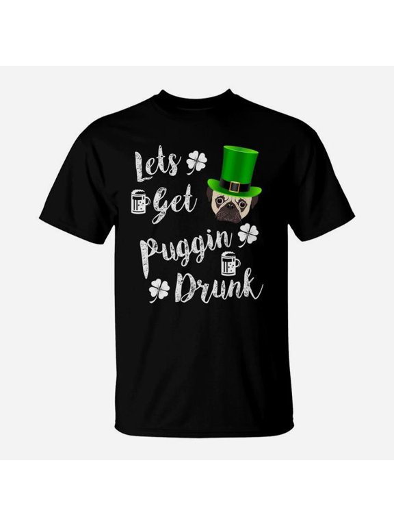 Funny Pug St Patricks Day Pug Dog TShirt