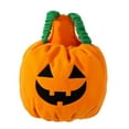 thumbnail image 1 of Funny Pumpkin Dog Halloween Costume Pet Dog Cat Thick Plush Pumpkin Decoration Shirt Clothes for Small Medium Dogs Cats Puppy Cute Halloween Party Cosplay Dress Up Outfits XS, 1 of 7