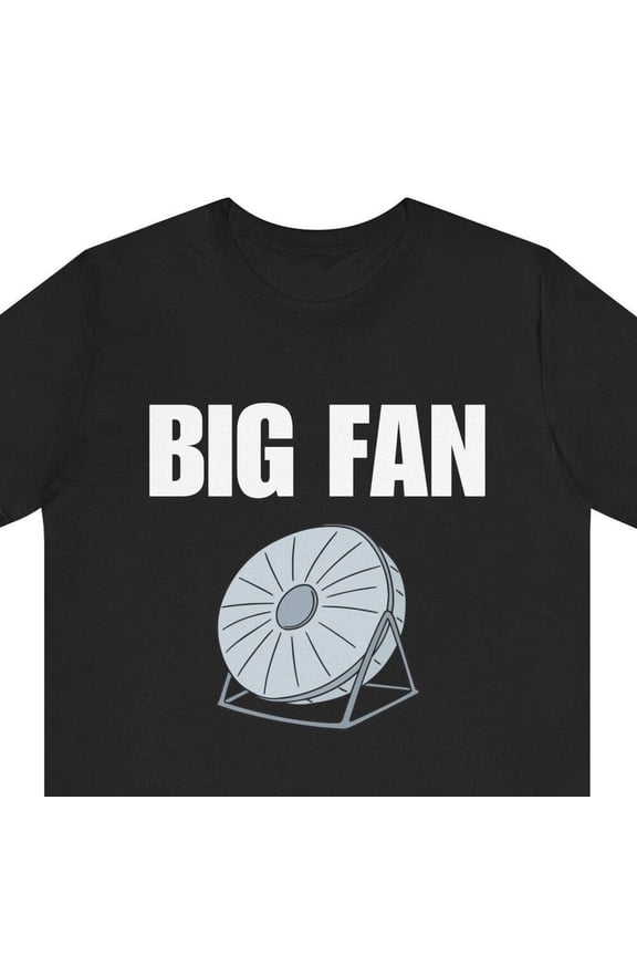 Funny Pun Tshirt, Big Fan, Humor Tshirt, Pun Tee, Clever Shirt, Fan Joke, Funny
