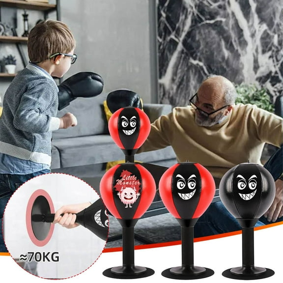 Funny Punch Rage Bag, Boxing Sandbag Ornament, Desktop Punching Bag, Suction Cup Punching Bag,for Office Worker Adults Kids