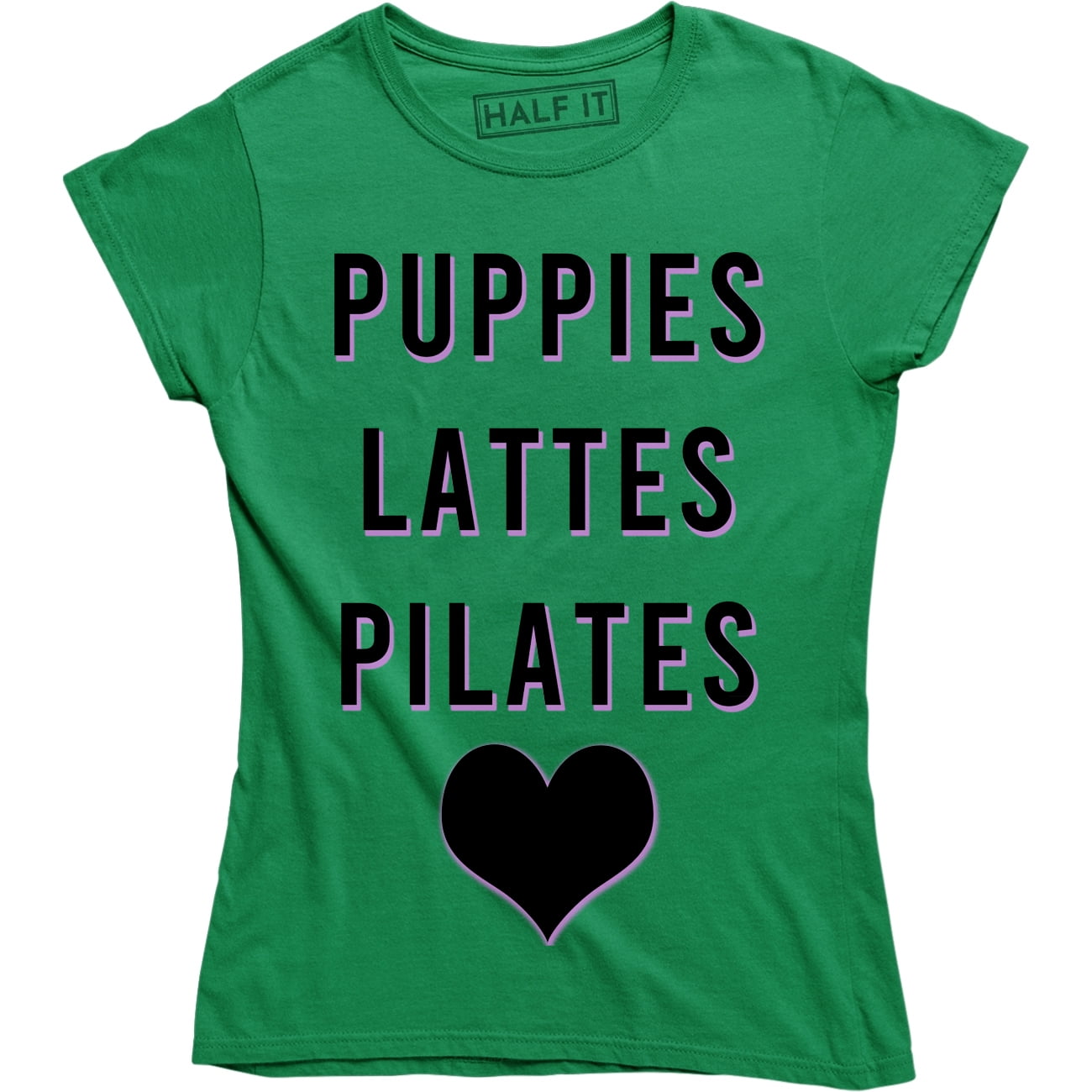 Puppies Lattes Pilates T-Shirt Puppies Lattes Pilates T-Shirt