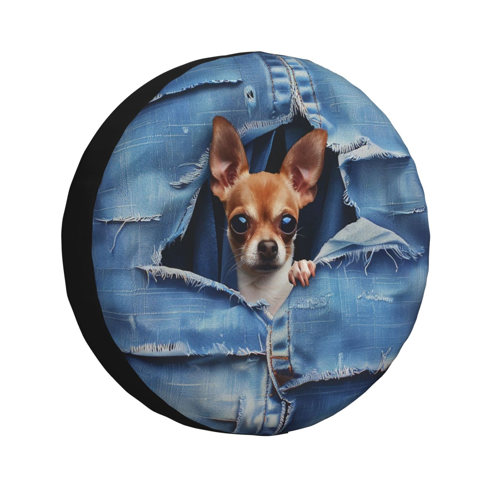 Funny Puppy Dog Pattern Cute Animal Spare Tire Wheel Cover for Car ...