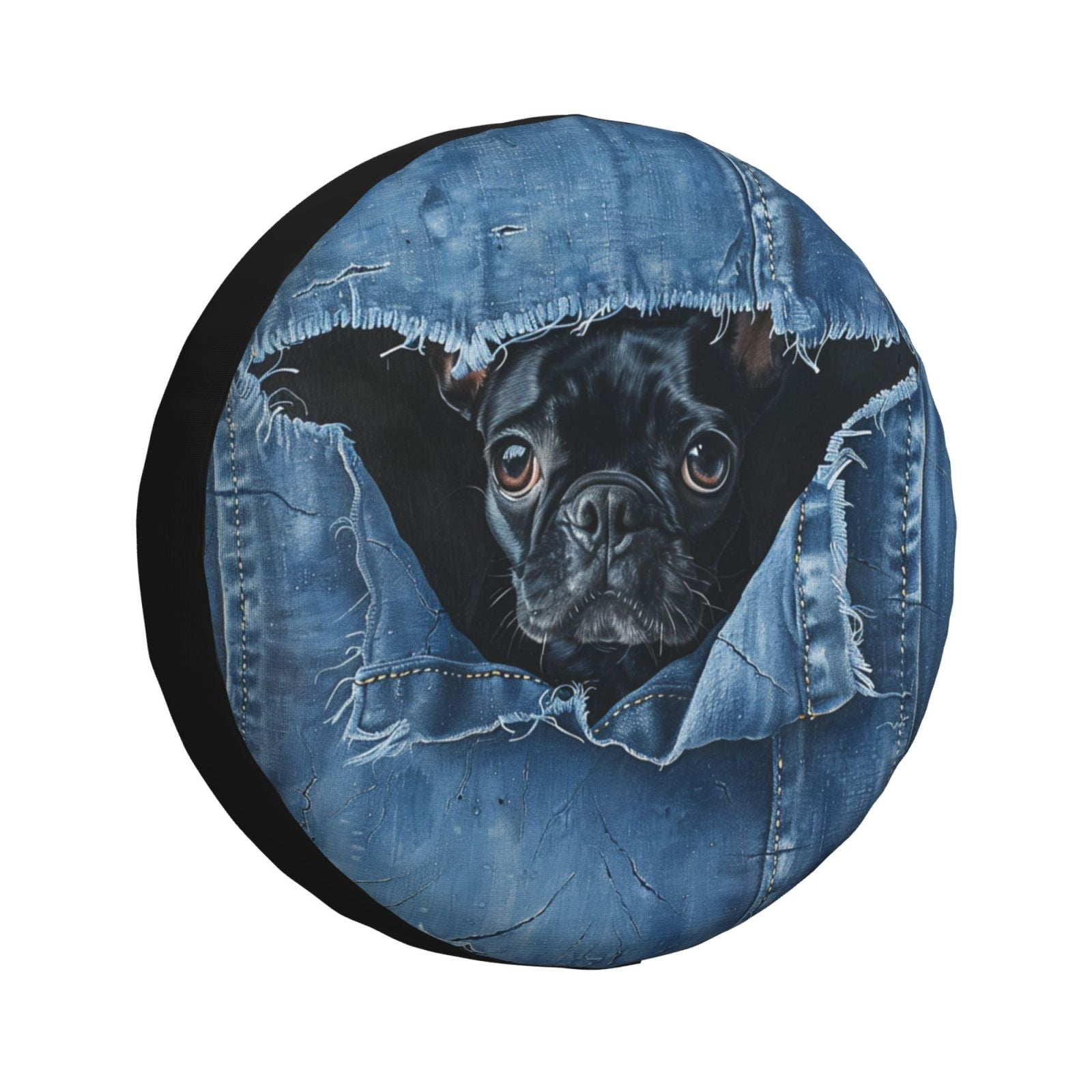 Funny Puppy Dog Pattern Cute Animal Spare Tire Wheel Cover for Car ...