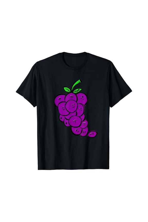 Funny Purple Grapes T-Shirt Vine Vineyard Fruit Tshirt , Vintage T-Shirt