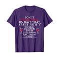 thumbnail image 1 of Funny Purple Wine Lover T-Shirt for Casual Drinking Humor, 1 of 5
