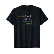 Funny Python Code Joke Computer Science IT Programmer Gift T-Shirt