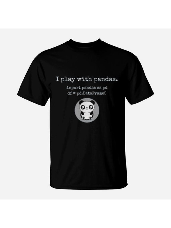 Funny Python Programming Panda Programmer Gift TShirt