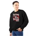 thumbnail image 1 of Funny Quitting Higher Success Rate Unisex Plus Fleece Graphic Sweatshirt Brisco Brands 2X, 1 of 5