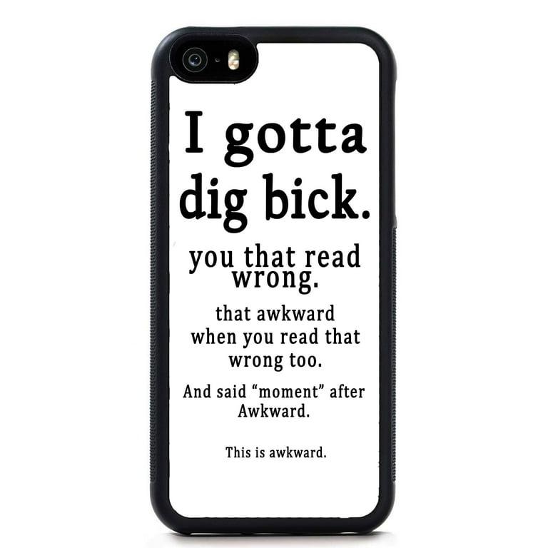 Funny Quote Cool Cell Phone Case Slim Shockproof Anti-Scratch 
