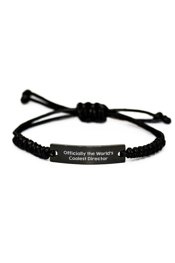 Funny Quote Gifts for Director, Rope Bracelet, Christmas Unique Items, Director Friends Men, Gifts from Family