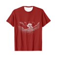 thumbnail image 1 of Funny Quote Print T-Shirt for Men Red1 XS, 1 of 2