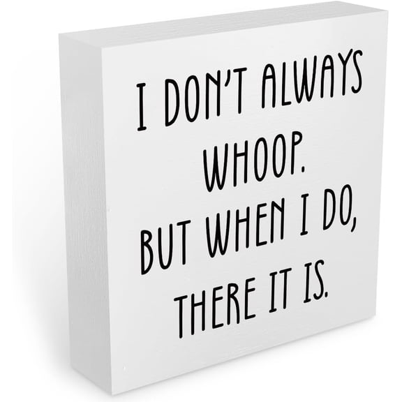 Funny Quotes Office Supplies Rustic Desk Decor White Wooden Box Sign Humor Novelty Office Organization Graduation Gifts Wood Plaque Cubicle Accessories Home Shelf Table Centerpiece Bedroom