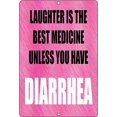 thumbnail image 1 of Funny RN Nurse CNA Nursing Metal Tin Sign Wall Decor Bar Laughter Is The Best Medicine, 1 of 5