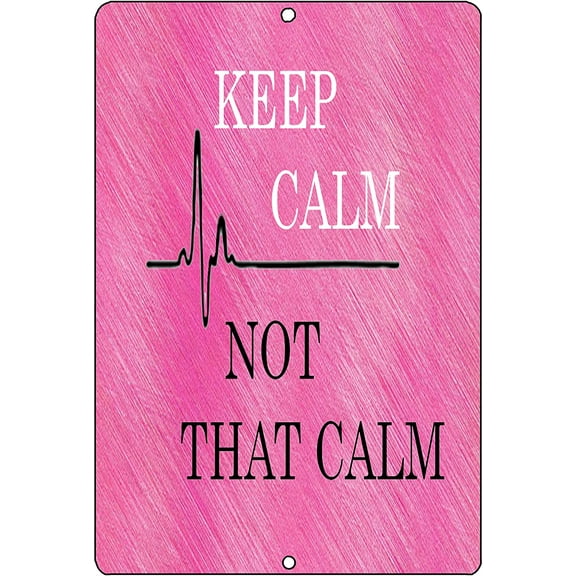 Funny RN Nurse CNA Nursing Metal Tin Sign Wall Decor Man Cave Bar Keep Calm