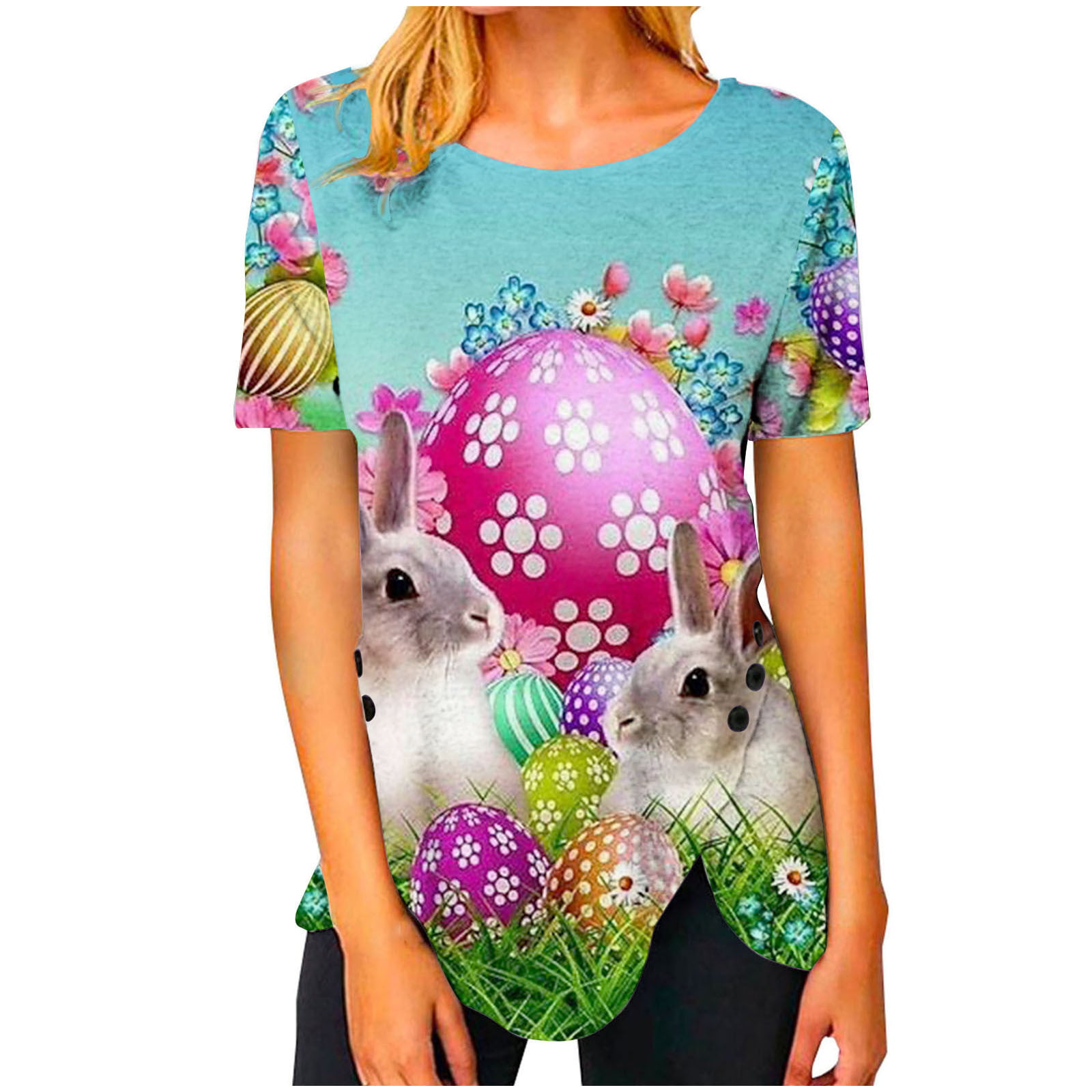 Cool Ninja Bunny Rabbit T-shirt, Men Women and Kids Funny Bunny  Short-sleeve Unisex T-shirt 