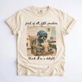 thumbnail image 1 of Funny Raccoon 5th Grade Teacher Graphic T-Shirt, First Day of School Teaching Team Matching Tee, 1 of 3