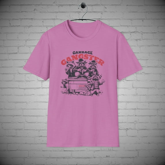 Funny Raccoon Gangster t-Shirt, Garbage Gang tee, Raccoon Lover Gift