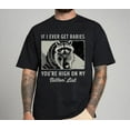 thumbnail image 1 of Funny Raccoon Graphic Tee – “Bitin' List” Dark Humor Shirt for Men and Women, 1 of 5
