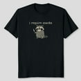 thumbnail image 1 of Funny Raccoon, I Require Snacks T-Shirt Unisex, Sizes S-5XL, Tbun, 1 of 5